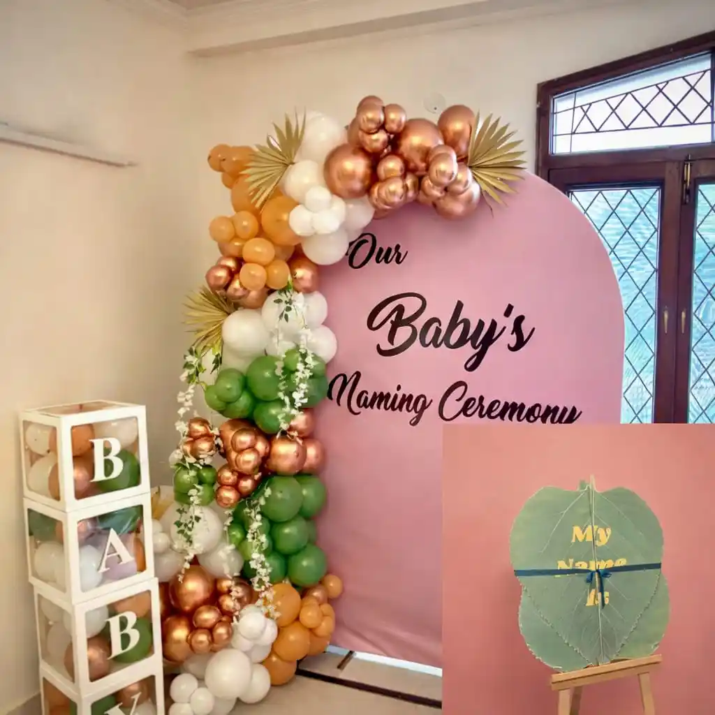 Naming Ceremony With Revealing Board